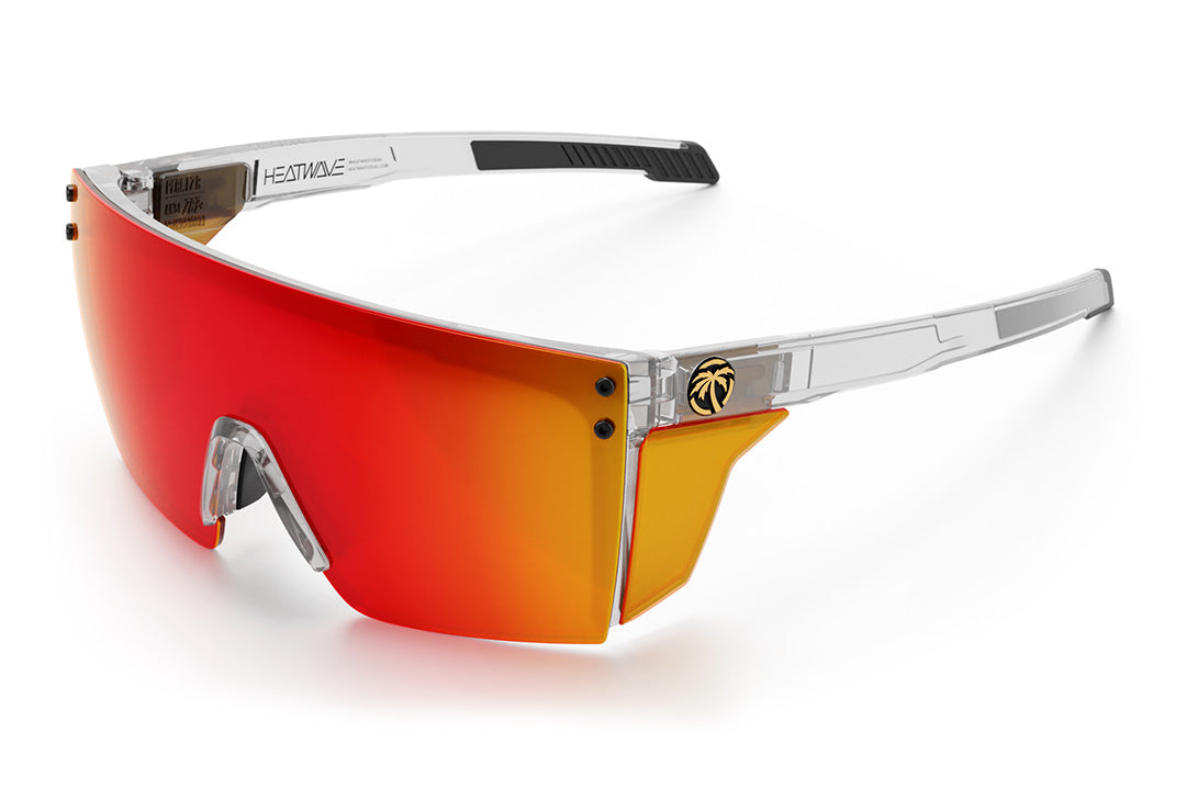 Heat Wave Performance Lazer Face Vapor Clear Frame Sunblast Lens Z87+ Sunglasses