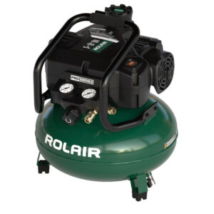 Rolair PRO Series 6-Gallon 200-PSI 4.0-SCFM Oil-Free Portable Pancake Air Compressor (PS200PC)