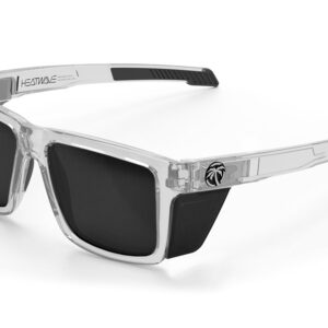 Heat Wave Performance Vise Vapor Clear Frame Black Lens Z87+ Sunglasses