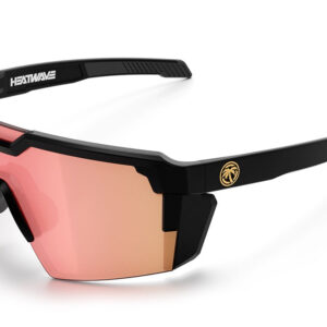 Heat Wave Future Tech Black Frame Rose Gold Z87+ Sunglasses
