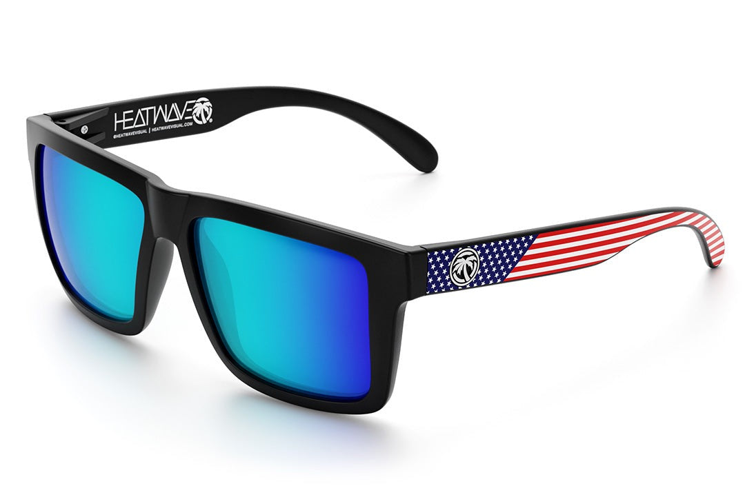 Heat Wave XL VISE Z87 Stars and Stripes USA Sunglasses