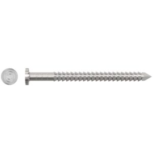 Simpson Strong-Tie T3KR51 Premium Siding Nail, 1-1/4-in. x 5/32-in. Head Dia., Type 316 Stainless Steel, 1-lb.