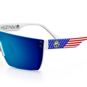 Heat Wave Kids Lazer Face Stars and Stripes Sunglasses