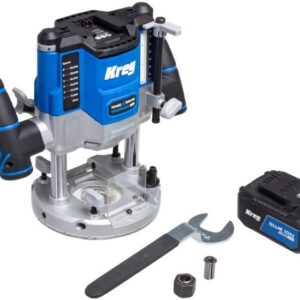 Kreg 20V Cordless Ionic Drive 2 -1/4 Horsepower Plunge Router 4.0Ah Kit (KPTBPR225B)