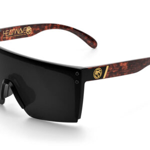 Heat Wave Lazer Face Woodgrain Customs Sunglasses