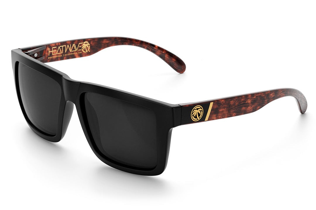 Heat Wave XL VISE Woodgrain Customs Sunglasses