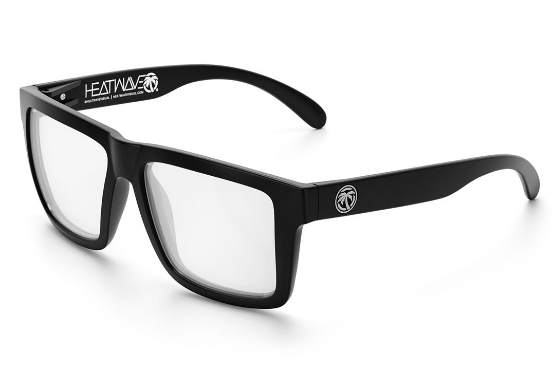 Heat Wave XL VISE Z87 Black Frame Clear Lens Sunglasses