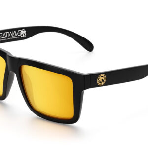 Heat Wave XL VISE Z87 Black Frame Gold Lens Sunglasses