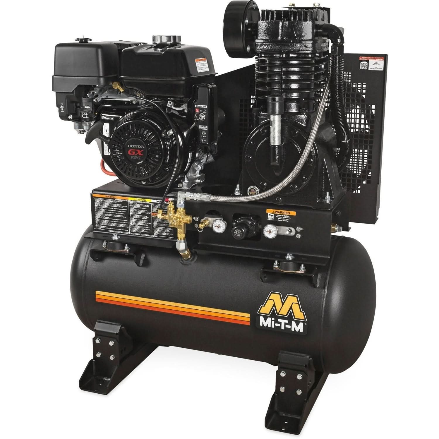 Mi-T-M ABS-13H-30H 30-Gallon Two Stage Gasoline Air Compressor