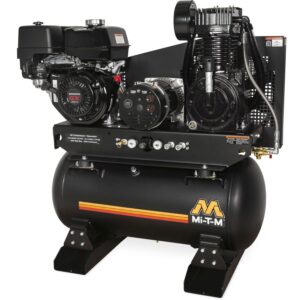 Mi-T-M AG2-SH13-30M 30-Gallon Two Stage Gasoline Air Compressor/Generator Combination