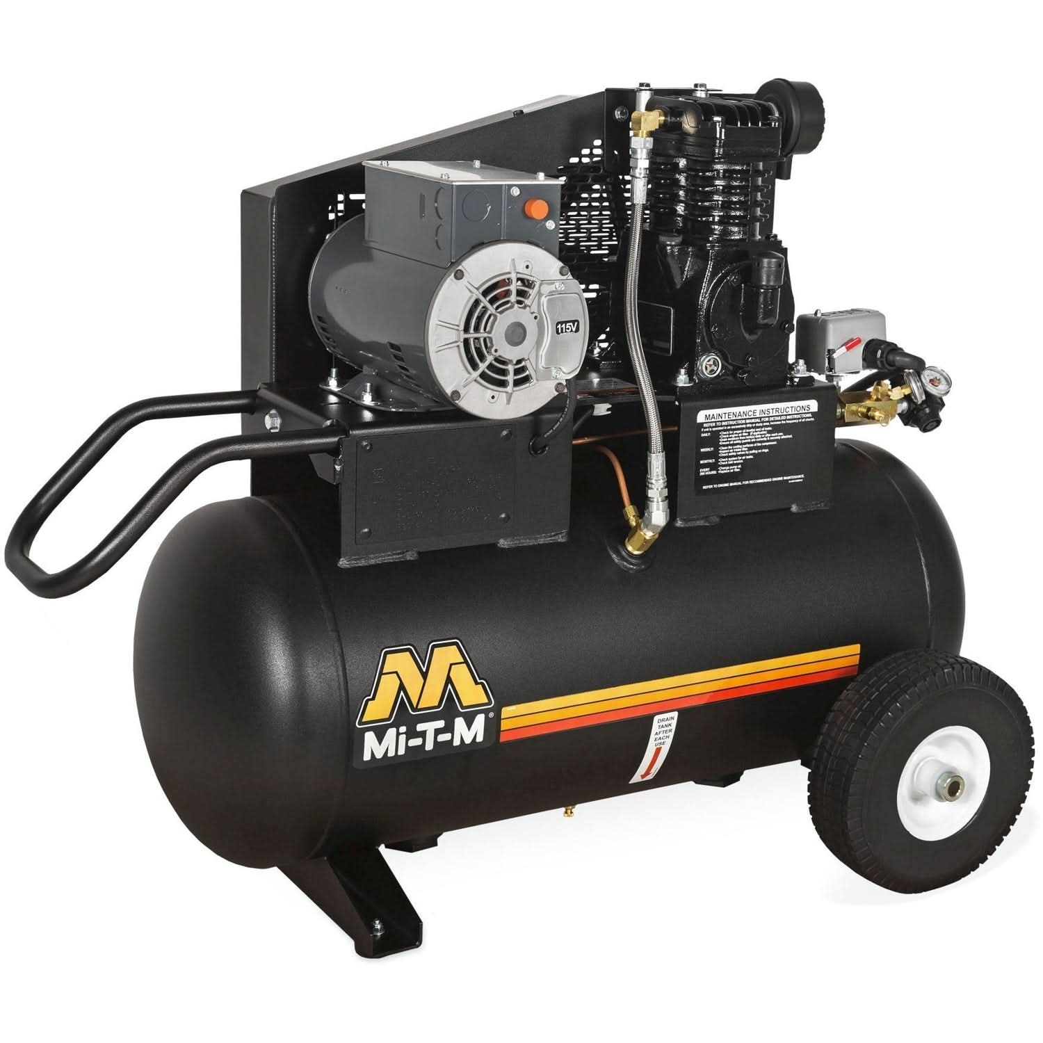 Mi-T-M AM1-PE02-20M 20-Gallon Single Stage Electric Air Compressor