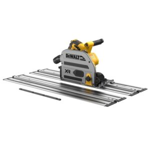 DEWALT 20V XR Cordless 6-1/2-in Track Saw + Guide Rail Track Bundle (DCS525ST)