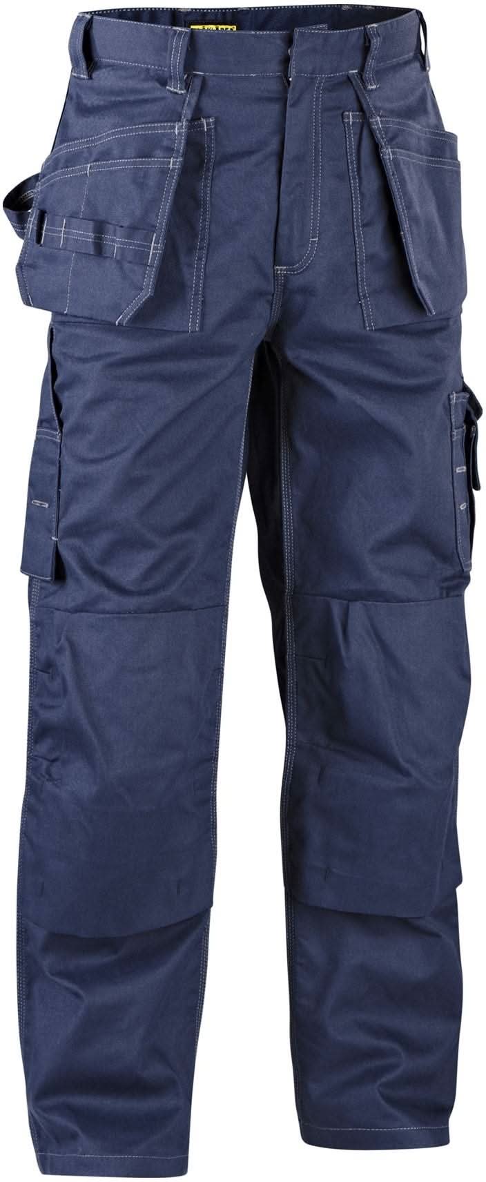 Blaklader 1636 FR Pants with Utility Pockets - Navy Blue
