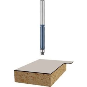 Bosch 84501M 1/4 In. x 1 In. Carbide Tipped 2-Flute Flush Trim Router Bit