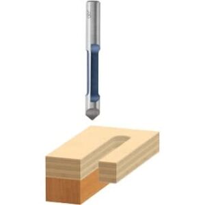 Bosch 85246 1/2 In. x 1-3/16 In. Carbide Tipped 1-Flute Pilot Panel Straight Router Bit
