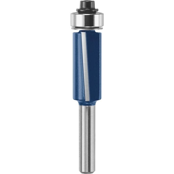 Bosch 85266M 1/2 In. x 1 In. Carbide Tipped 2-Flute Flush Trim Router Bit