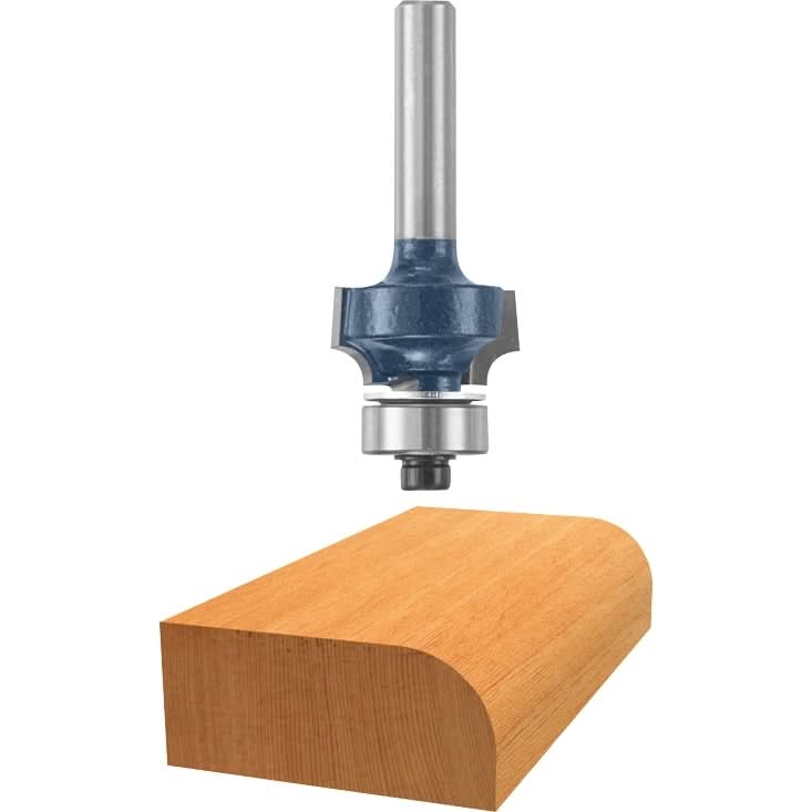 Bosch 85290M 1/8 In. x 3/8 In. Carbide Tipped Roundover Router Bit