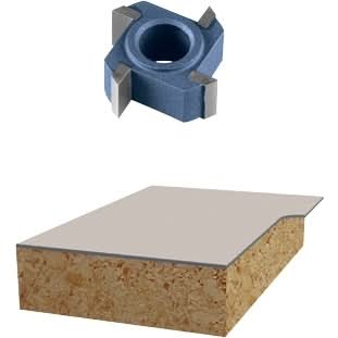 Bosch 85417M 7/8 In. x 5/16 In. Carbide Tipped 4-Flute Flush Trim Replacement Cutter Router Bit