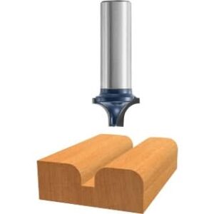 Bosch 85471M 1/4 In. x 1/2 In. Carbide Tipped Plunge Roundover Router Bit