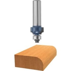 Bosch 85588M 1/8 In. x 3/8 In. Carbide Tipped Roundover Router Bit