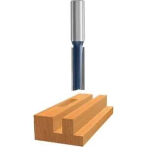 Bosch 85613M 1/4 In. x 1 In. Carbide Tipped 2-Flute Straight Router Bit