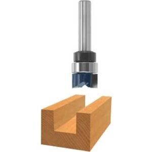 Bosch 85674M 1/2 In. x 1/4 In. Carbide Tipped 2-Flute Top Bearing Dado Clean Out Router Bit