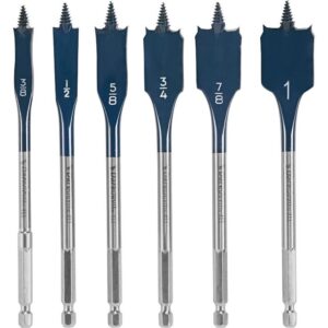 Bosch DSB5006 6-Piece Daredevil Standard Spade Bit Set
