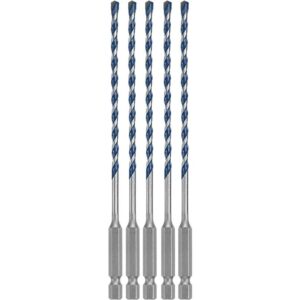 Bosch HCBG0205T 5-Piece 5/32" x 6" BlueGranite Turbo Carbide Hammer Drill Bits