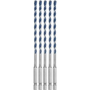 Bosch HCBG0405T 5-Piece 3/16" x 6" BlueGranite Turbo Carbide Hammer Drill Bits