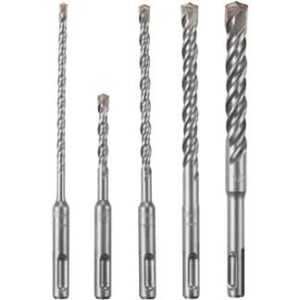 Bosch HCK005 5-Piece SDS-plus Bulldog Rotary Hammer Bit Set
