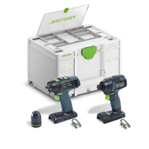Festool 18V TPC 18/4 Cordless Drill Driver and TID 18 Cordless Impact Driver BASIC with Systainer (578830)