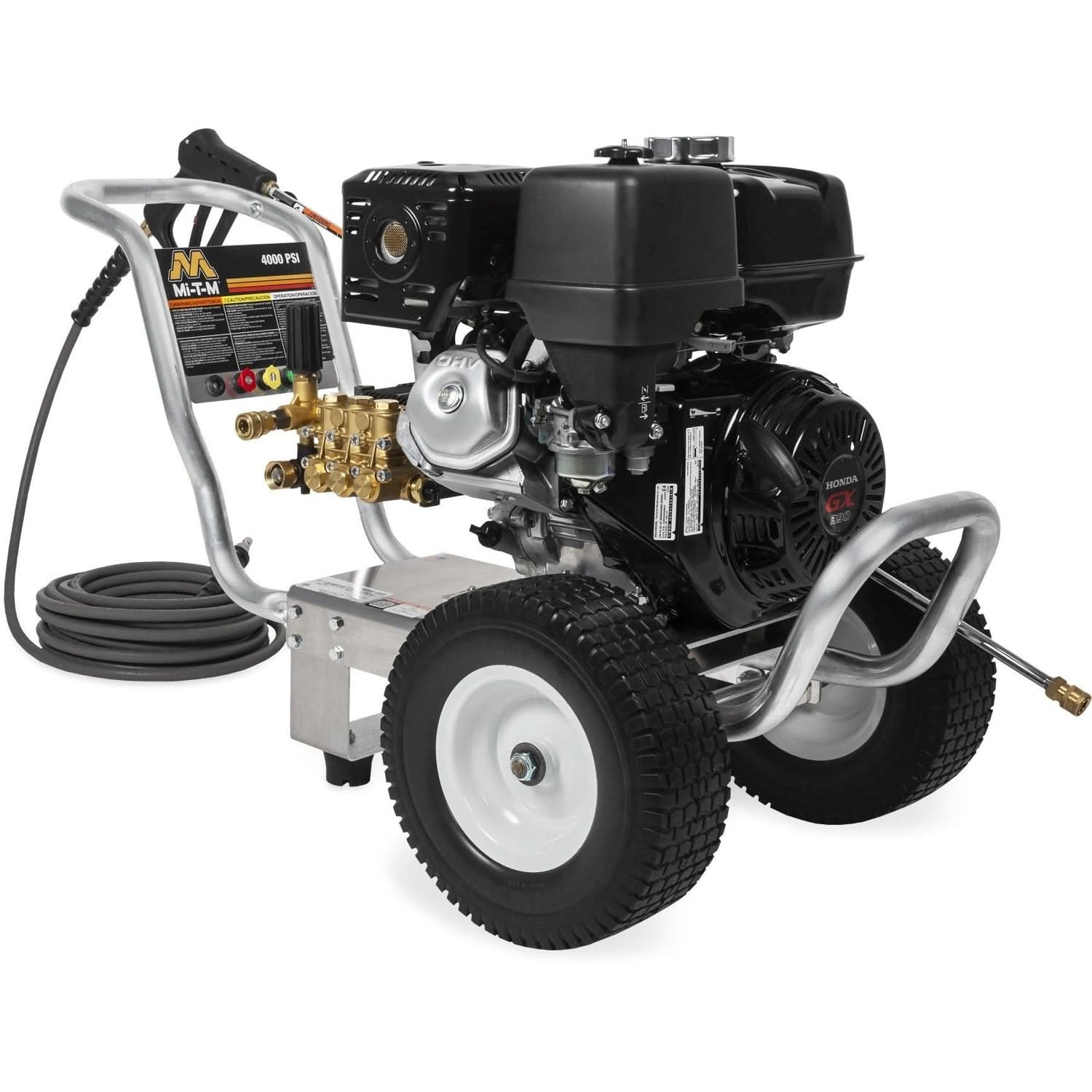 Mi-T-M CA-4004-1MAH CA Aluminum Series 4000 PSI Gasoline Direct Drive Cold Water Pressure Washer
