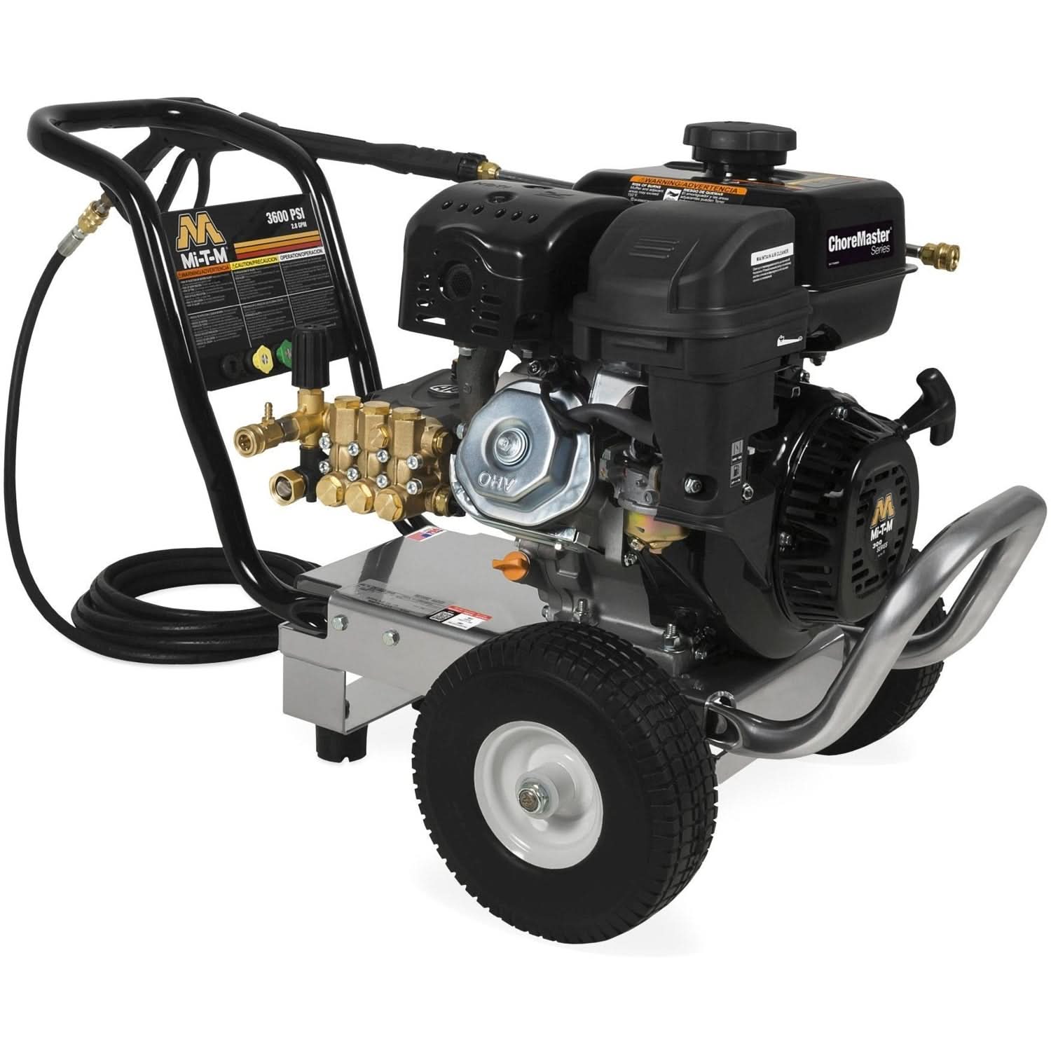 Mi-T-M CM-3600-0MMB ChoreMaster Series 3600 PSI Gasoline Direct Drive Cold Water Pressure Washer