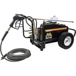 Mi-T-M CW-3004-4ME3 CW Premium Series 3000 PSI Electric Belt Drive Cold Water Pressure Washer
