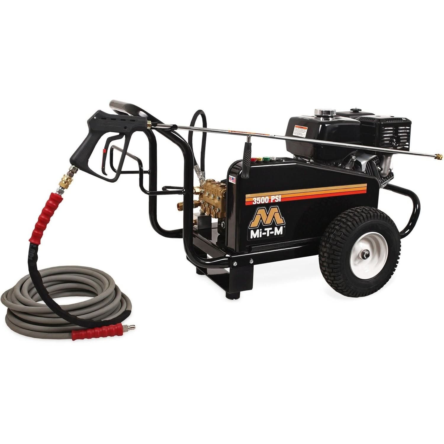Mi-T-M CW-3504-5MGH CW Premium Series 3500 PSI Gasoline Belt Drive Cold Water Pressure Washer