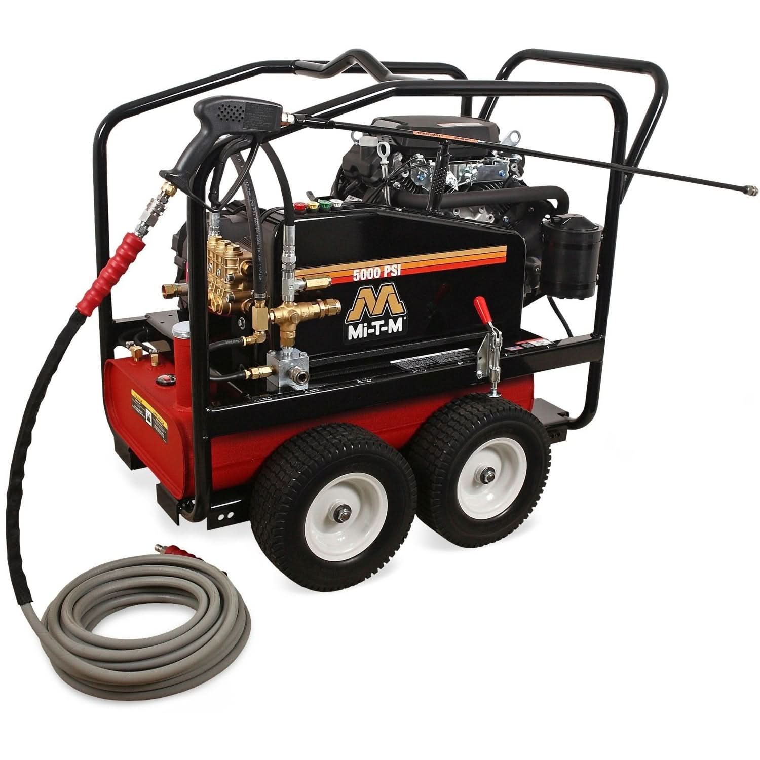 Mi-T-M CWC-5004-4MGH CWC Premium Series 5000 PSI Gasoline Belt Drive Cold Water Pressure Washer