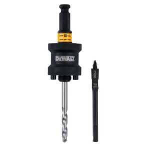DeWalt DAH9912CPBM 1-1/4 in. - 6-1/4 in. RAPID LOAD Quick Change Hole Saw Arbor, 1/2 in. Shank