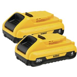 DeWalt DCB240-2 20V MAX 4.0Ah Compact Battery 2-Pack