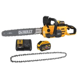 DeWalt DCCS677Z1 60V MAX Brushless 20 in. Chainsaw 15.0Ah Kit w/ Spare Chain