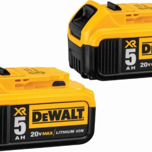 DeWalt DCB205-2 20V MAX 5.0Ah Battery, 2-Pack (PROMO)