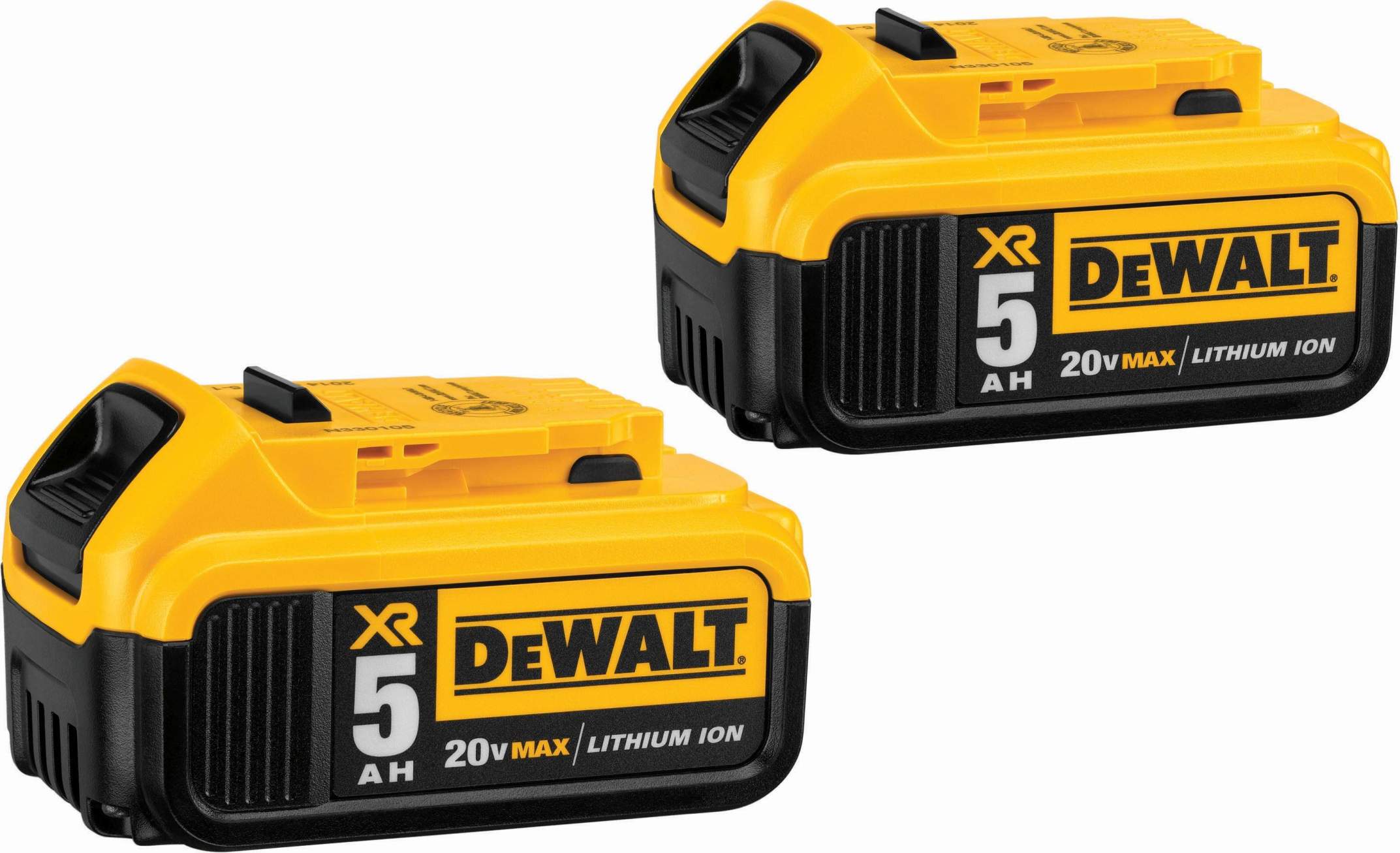 DeWalt DCB205-2 20V MAX 5.0Ah Battery, 2-Pack (PROMO)