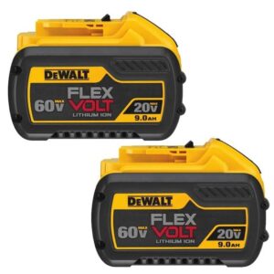 DeWalt DCB609-2 20V/60V MAX FlexVolt 9.0Ah Batteries, 2-Pack (PROMO)