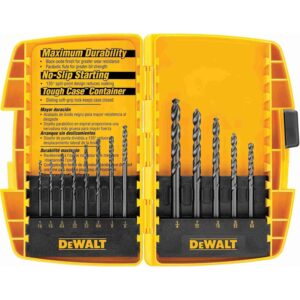 DeWalt DW1163 13 Piece Black Oxide Drill Bit Set