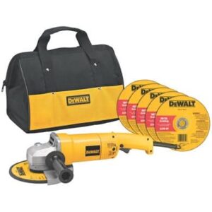 DeWalt DW840K Corded HD 7-Inch Angle Grinder with Bag and Wheels