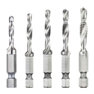Dewalt DWADTQTR5SET 5-Piece DRILL TAP SET 1/4" Capacity