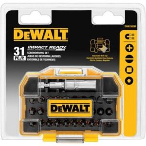 DeWalt DWAX100IR Impact Ready Extra Small Tough Case Set, 31-Pieces