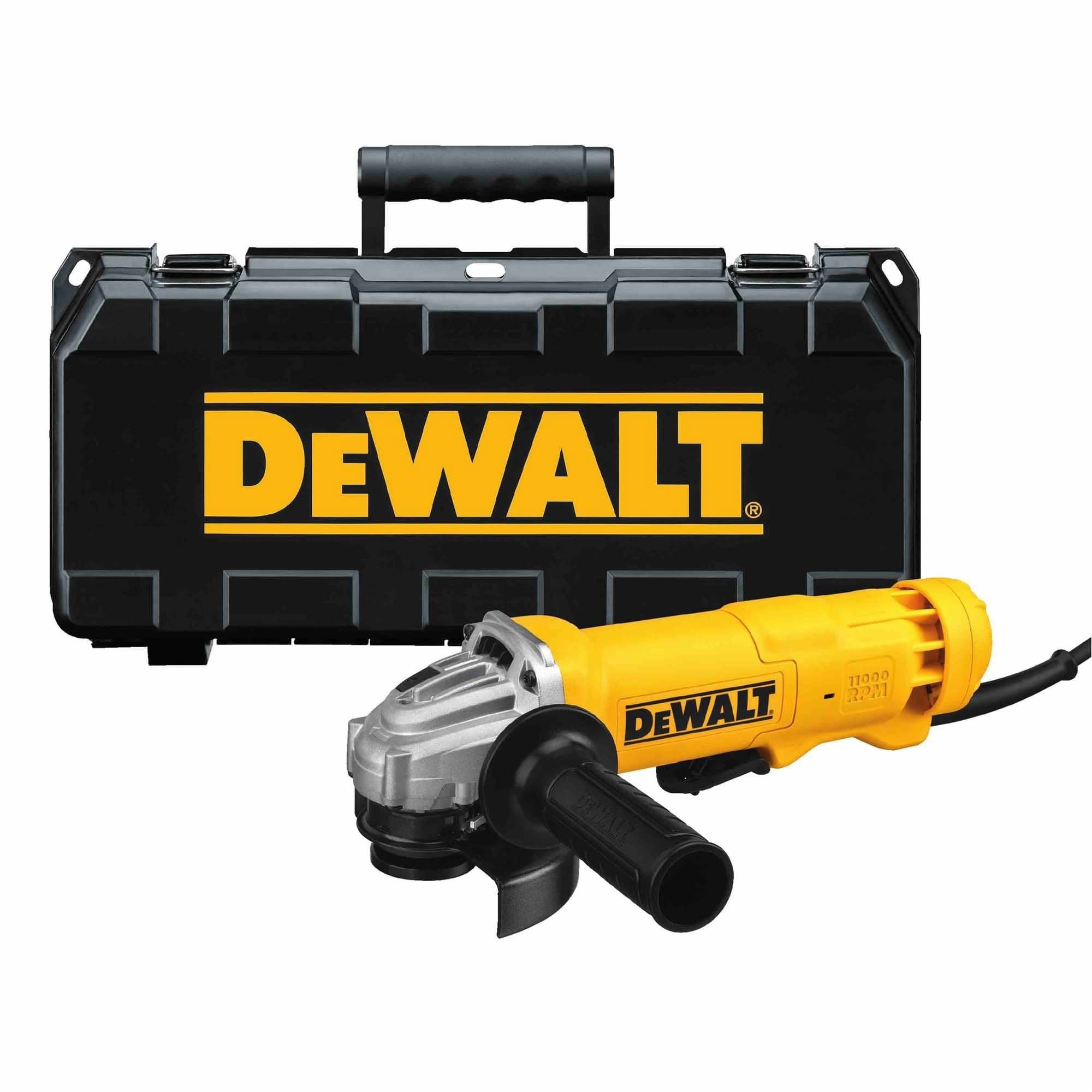 Dewalt DWE402K Corded 4-1/2" Small Angle Grinder Kit