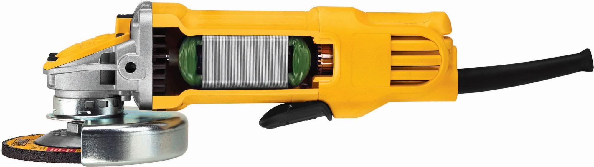 DeWalt DWE4120 Corded 4 1/2" Paddle Switch Small Angle Grinder