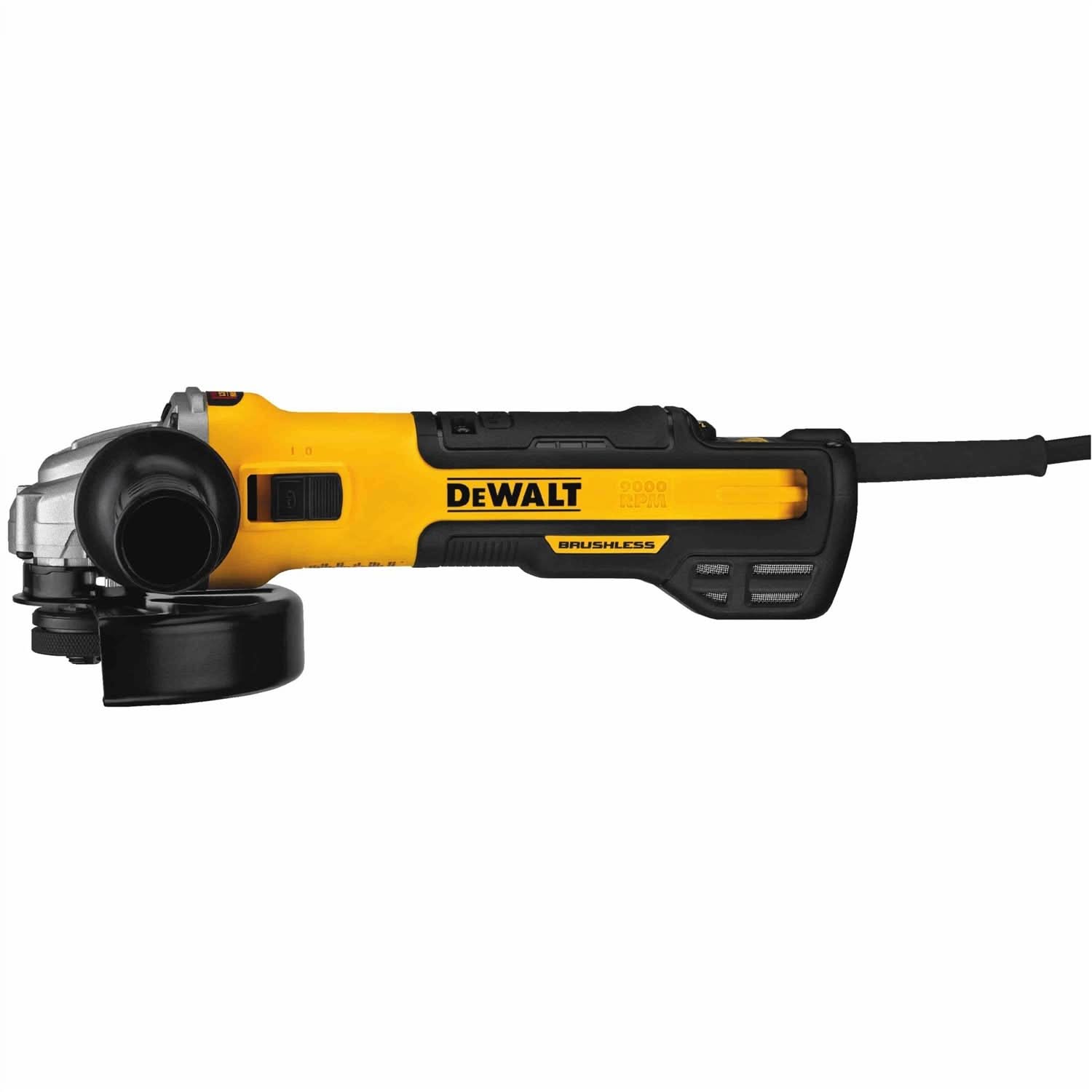 DeWalt DWE43240VS Corded 5" / 6" Brushless Small Angle Grinder With Variable Speed Slide Switch And Kickback Brake