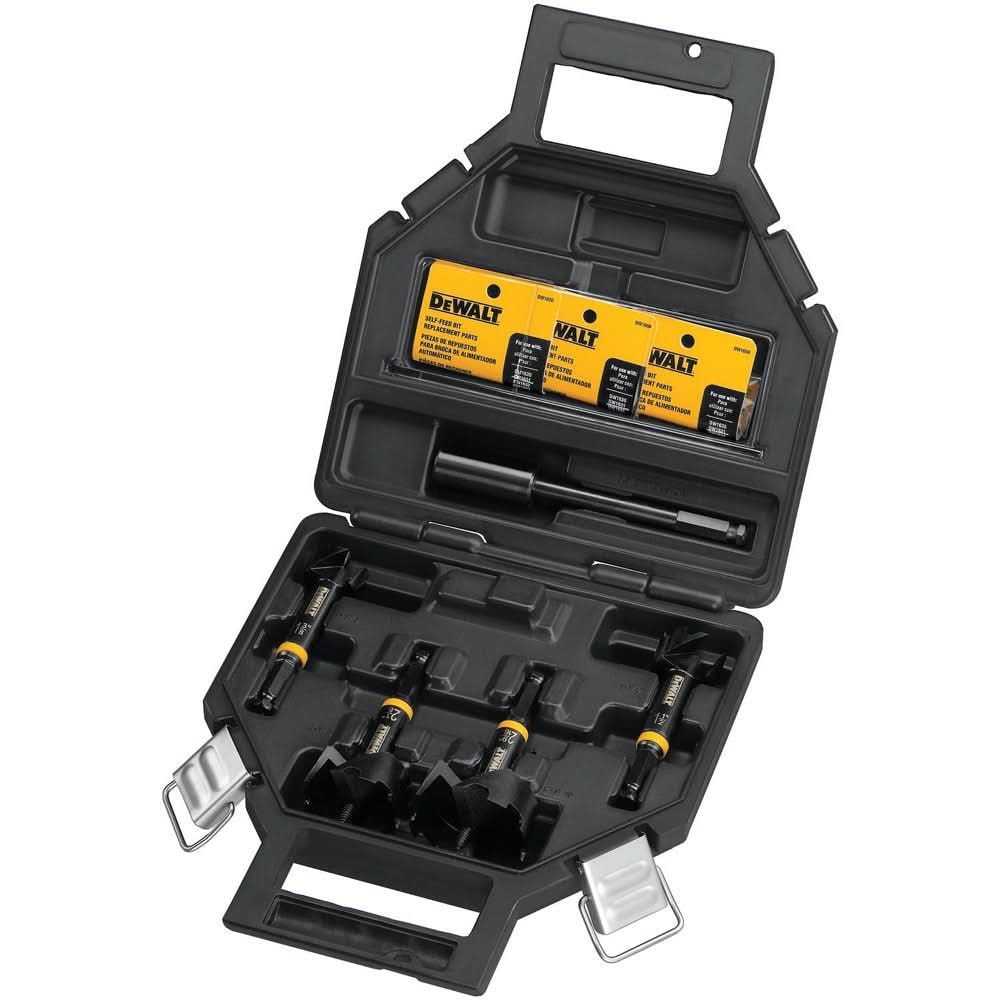 DeWalt DW1648 Self-Feed Bit Set, 5-Pieces